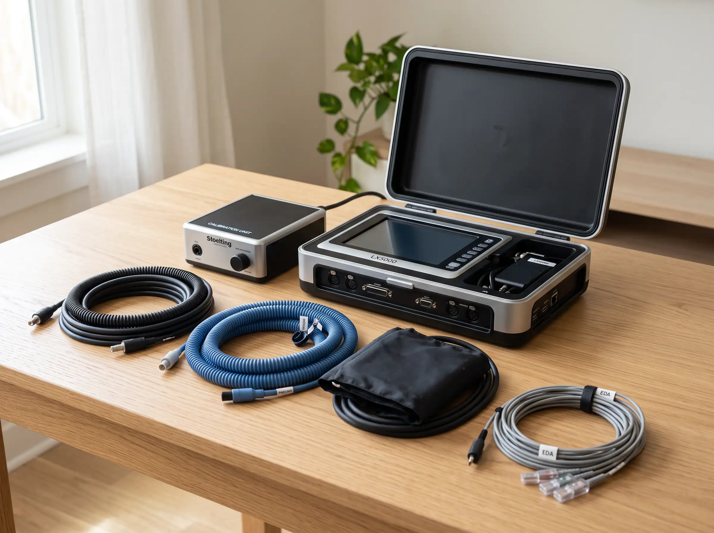 Professional polygraph equipment used for polygraph examinations